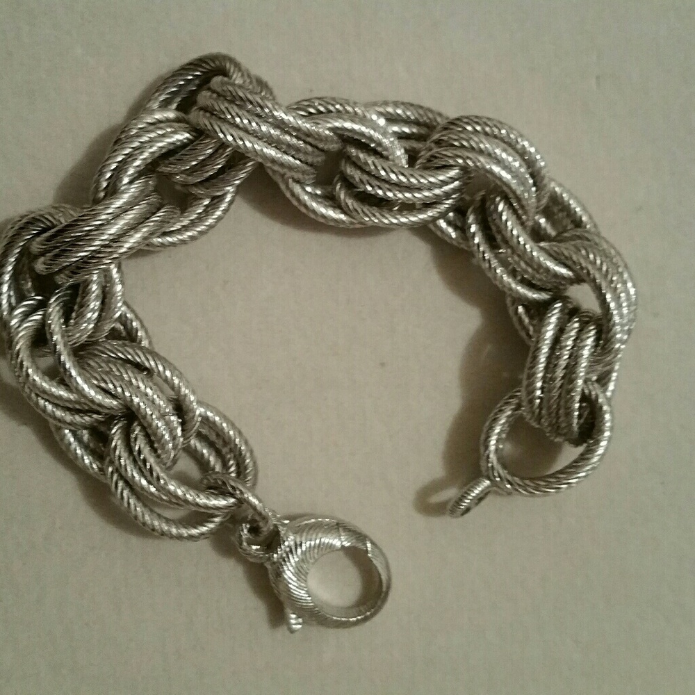 Bronzo Italia Silver Toned Bracelet
